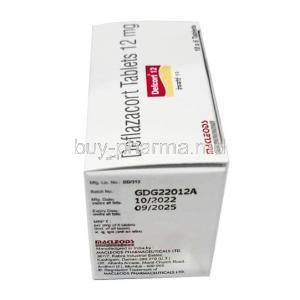 Defcort 12, Deflazacort 12mg, Macleods Pharma, Box information