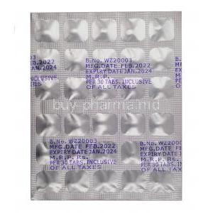 Finast, Finasteride 5mg, Dr. Reddy's, Sheet information