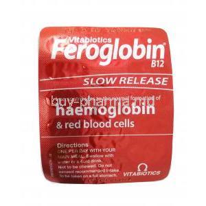 Feroglobin,Vitamins, 30caps, Vitabotics, Blisterpack information