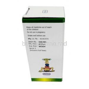 Abd Suspension, Suspension 10mL, Intas Pharmaceuticals Ltd, Box information, Mfg date, Exp date