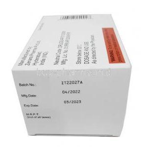 Paxzen, Nirmatrelvir 150mg + Ritonavir 100mg, Zenara Pharma, Box information, Mfg date, Exp date
