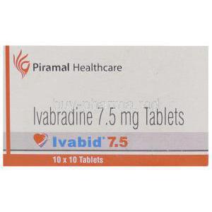 Ivabid, Generic Coralan,  Ivabradine Box