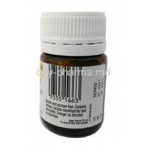 Florinef, Fludrocortisone 0.1 mg, 100tablet(Bottle), Aspen Pharma, Bottle information, Mftg date, Exp date