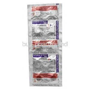 Cefadrox KID, Cefadroxil 250mg, Dispersible Tablet, Aristo Pharmaceuticals, Sheet information, Composition, Caution