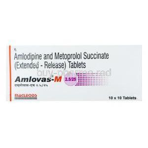Amlovas-M, Amlodipine/ Metoprolol