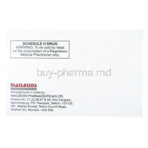 Amlovas-M, Amlodipine 5 mg / Metoprolol Succinate 50 mg, Macleods Pharmaceuticals, box