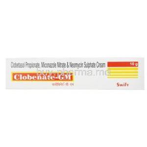 Clobenate-GM Cream, Clobetasol/ Gentamicin/ Miconazole