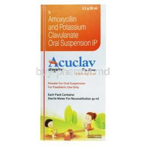 Acuclav Dry Syrup, Amoxycillin/ Clavulanic Acid