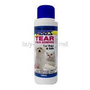 Fido's Tear Stain Remover for Dogs and Cats, Tear Stain Remover 125mL, Mavlab Pty Ltd, Bottle front view