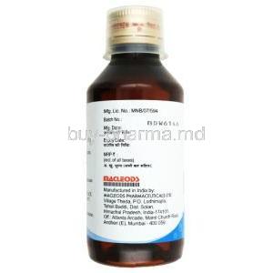 Alkarate Liquid, Disodium Hydrogen Citrate 1.37gm/5mL, , Macleods Pharmaceuticals Pvt Ltd, bottle side view