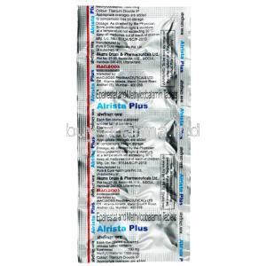 Alrista Plus, Epalrestat 150mg/ Methylcobalamin 1500mcg, Macleods Pharmaceuticals Pvt Ltd, blister pack front presentation