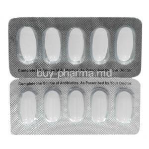 Levoflox 750, Levofloxacin 750mg, Cipla, Blisterpack