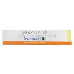 Ivermectol 12, Ivermectin 12mg, Sun Pharma, Box top view