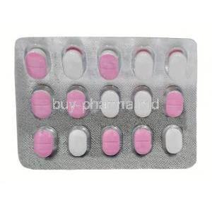 Daophage GP1, Glimepiride 1 mg/ Pioglitazone 15 mg/ Metformin 500 mg, Innova Captab Ltd,Blisterpack