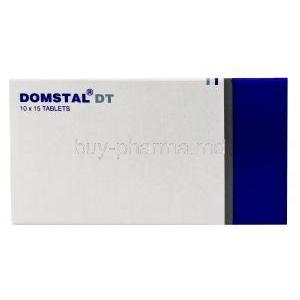Domstal DT, Domperidone 10mg, Dispersible tablet, Torrent Pharma, Box back view