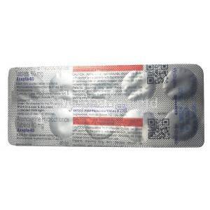 Axepta 60, Atomoxetine 60mg, Intas, Blisterpack information