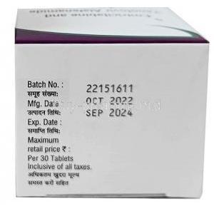 Alafevir EM,Emtricitabine 200mg/ Tenofovir 25mg, 30tablets, Laurus Labs, Box information, Mfg date, Exp date