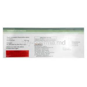 Solonex DT, Isoniazid 100mg, DT tablet, Macleods Pharmaceuticals,Box information, Mfg date, Exp date