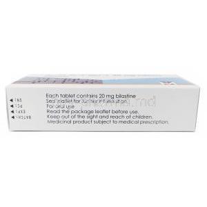 Ilaxten, Bilastine 20mg,A. Menarini Farmaceutica Internazionale SRL, Box information