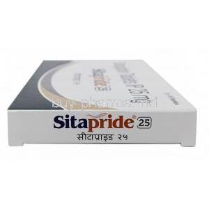 Sitapride 25, Sitagliptin 25mg, Micro Labs Ltd,Box side view-2