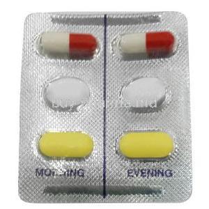 Pylokit, Tinidazole 500 mg + Clarithromycin 250 mg + Lansoprazole 30 mg, Capsule and Tablet, Cipla, Blisterpack