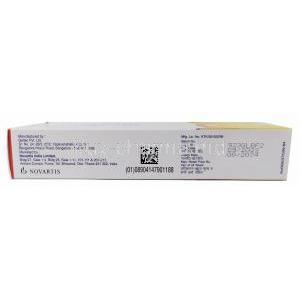 Voveran GE 50, Diclofenac 50 mg, 90 tablets, Novartis India, Box information, Manufacturer