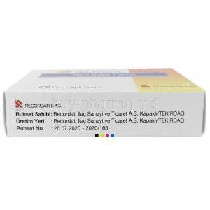 Alipza 1mg, Pitavastatin 1 mg, Pierre Fabre, Box information, Manufacturer
