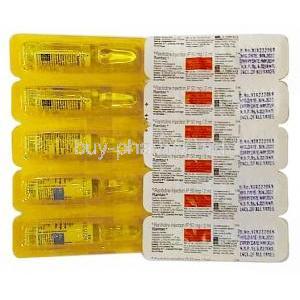 Rantac Injection, Ranitidine 25mg per 1mL, Injection Vial 2mL, J B Chemicals and Pharmaceuticals, Injection package
