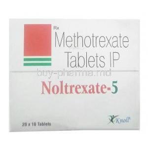 Noltrexate 5, Methotrexate  5mg, Knoll Healthcare, Box front view