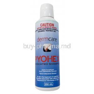 Pyohex Medicated Dog Shampoo, Chlorhexidine Gluconate