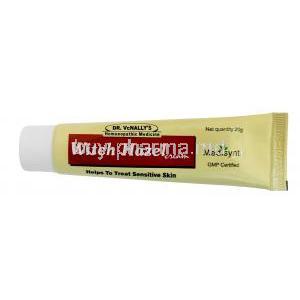 Witch Hazel Cream, Hamamelisvirginica, Calendula Officinalis Extract 1%,Cream 20g, Medisynth Chemicals, Tube front view