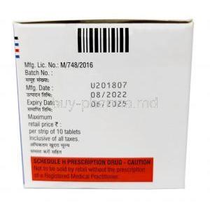 Rifaclean 200, Rifaximin 200 mg, Emcure Pharmaceuticals Ltd, Box information, Mfg date, Exp date