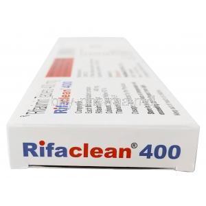 Rifaclean 400, Rifaximin 400 mg, Emcure Pharmaceuticals Ltd, Box side view-2