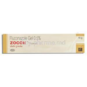 Zocon, Generic Diflucan,  Fluconazole 0.5 % 15 Gm Gel (FDC) BOX