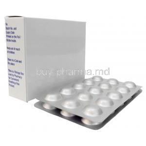 Ziten, Teneligliptin 20 mg, Glenmark Pharmaceuticals, Box information, Blisterpack