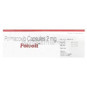 Polvolt, Polmacoxib 2mg, Zuventus Healthcare, Box information, Mfg date, Exp date