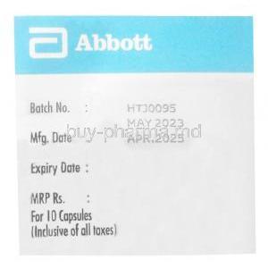 Poliexar, Polmacoxib 2mg, Abbott, Box information, Mfg date, Exp date