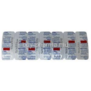 Ciplox, Ciprofloxacin 250 mg, Cipla, Blisterpack information