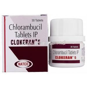 Clokeran,  Generic Amcil / Leukeran, 5 Mg