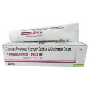 Terbinaforce Plus NF Cream, Clobetasol/ Clotrimazole/ Neomycin