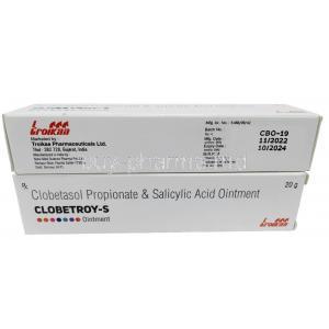 Clobetroy S Cream, Clobetasol/ Salicylic Acid