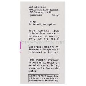 Stecort,  Hydrocortisone Injection Composition