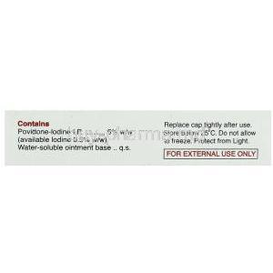 Cipladine,  Povidone-iodine Ointment Composition