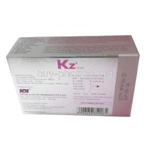 KZ Soap, Ketokonazole and others, Soap 75g, Hegde and Hegde Pharmaceutical LLP, Box information, Mfg date, Exp date