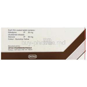 Nilol,  Nifedipine/ Atenolol  Manufacturer Information