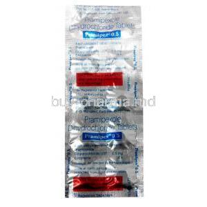 Pramipex 0.5, Pramipexole 0.5mg, Sun Pharma, Sheet information, ingredients, caution