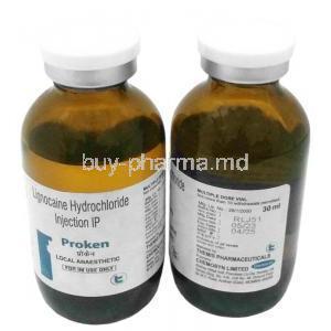 Proken Injection, Lignocaine