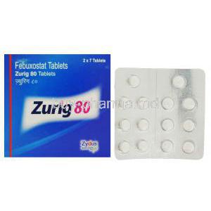 Zurig 80, Generic Uloric, Febuxostat