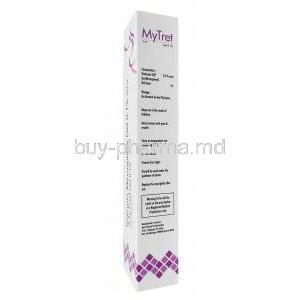 MyTret,Tretinoin Gel Microsphere 0.1%,Gel 15g, Grace Derma Healthcare, Box information,Composition