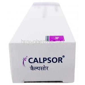 Calpsor Ointment, Calcipotriol 0.005%, Ointment 30g, Biocon Biologics india, Box side view-2